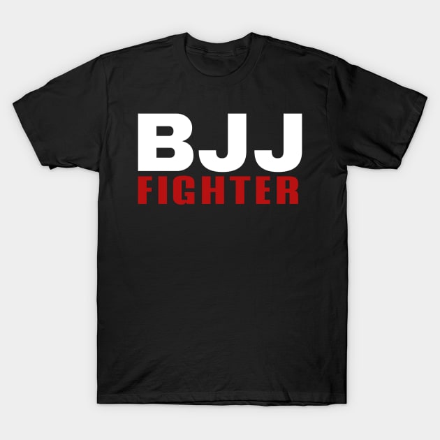 Brazilian Jiu Jitsu BJJ Fighter T-Shirt by fromherotozero